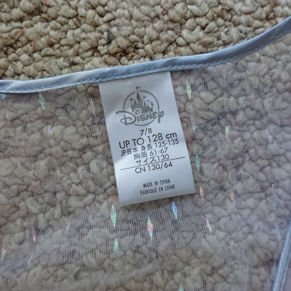 New Disney Store Snow Queen Elsa Sleep Gown Girls size 7/8 - Picture 8 of 12